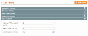 Google Sitemap Configuration Google Sitemap Configuration