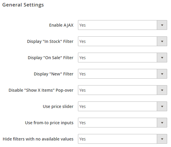 The 'Hide filters with no available values' Configuration Option